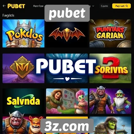 Comparativo de jogos disponíveis no pubet