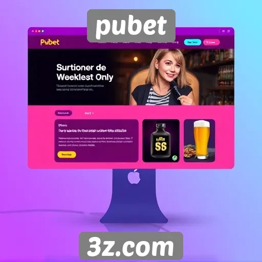 Análise da interface do usuário do site pubet