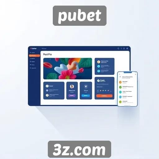 Interface do usuário do Pubet é amigável e intuitiva