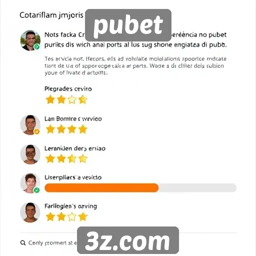 Feedback dos usuários sobre a experiência no pubet